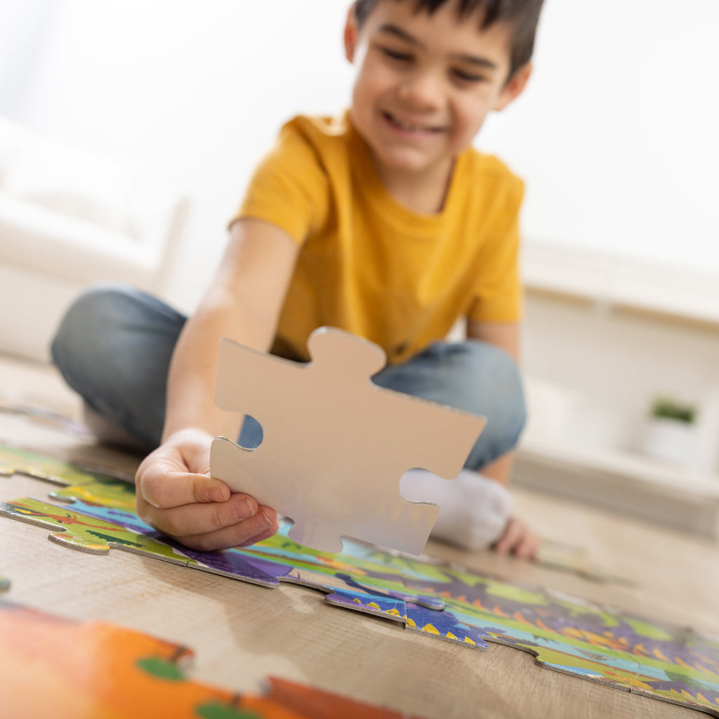 Melissa and Doug Land of Dinosaurs Floor Puzzle - 48 Pieces