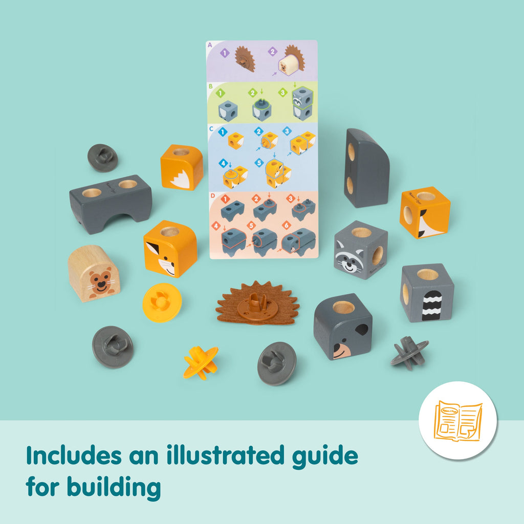 Melissa and Doug BlockablesTM Woodland Friends Play Set