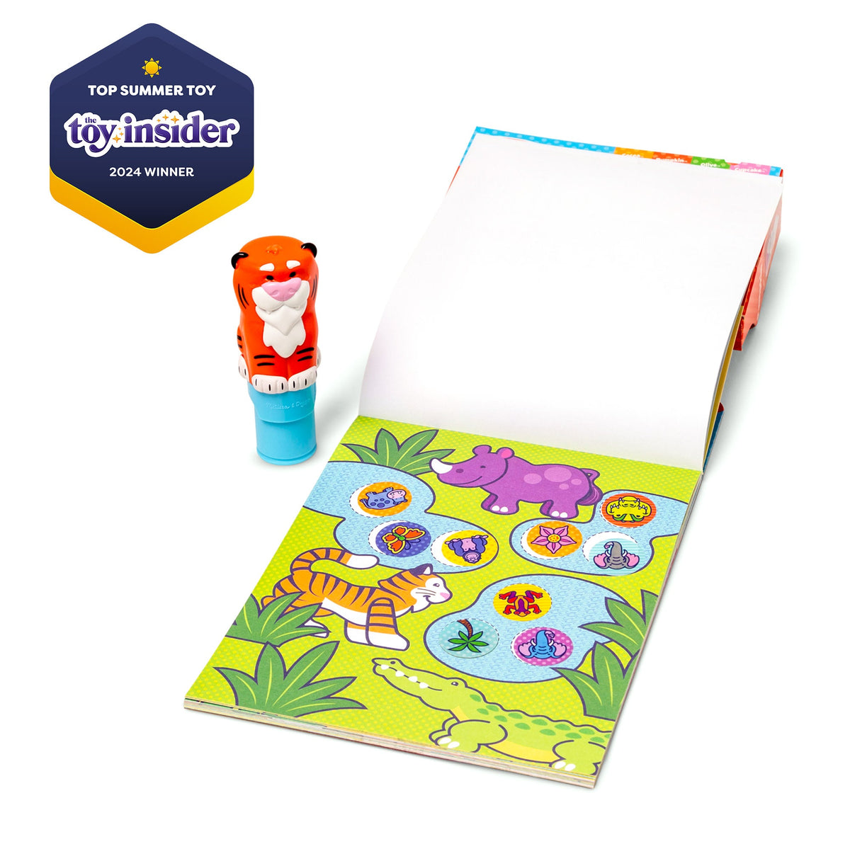 Melissa and Doug Sticker WOWTM Activity Pad Sticker Stamper - Tiger