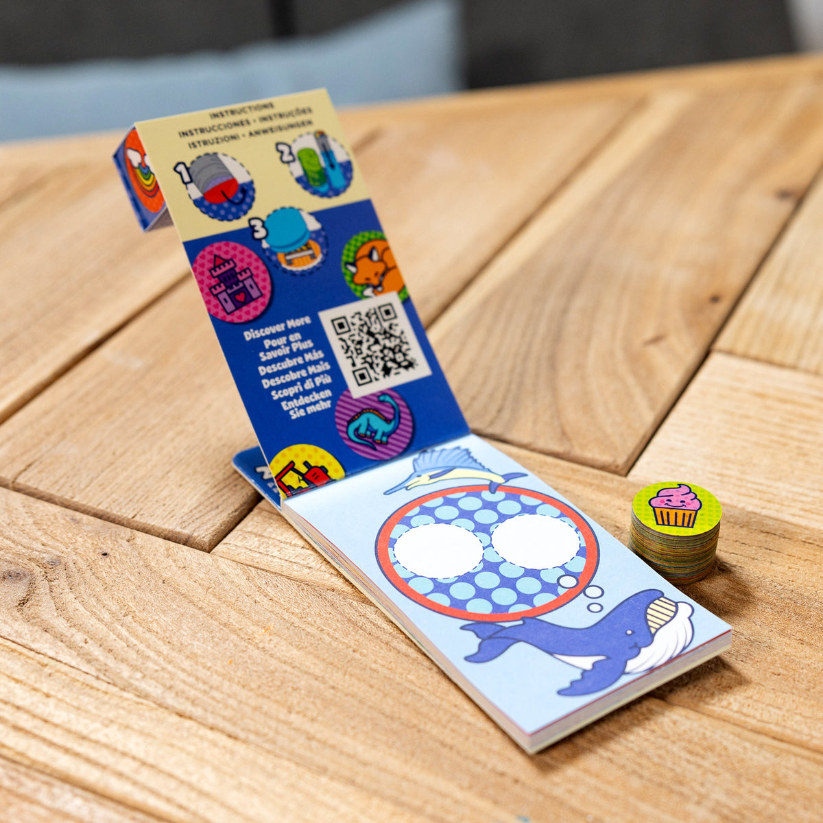 Melissa and Doug Sticker WOW Mini Activity Pad Refill Stickers - Surprise Pack 1 200 Stickers Stamper Not Included