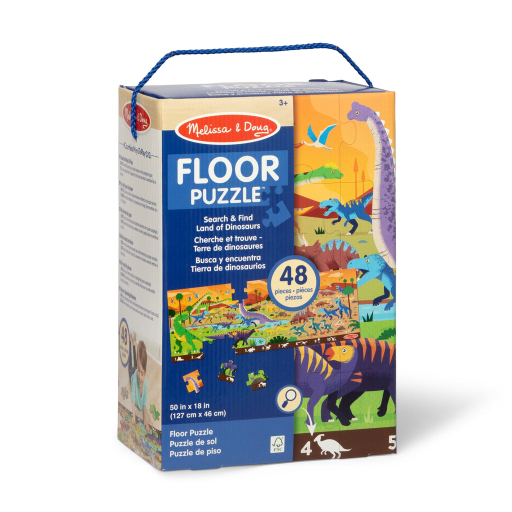 Melissa and Doug Land of Dinosaurs Floor Puzzle - 48 Pieces
