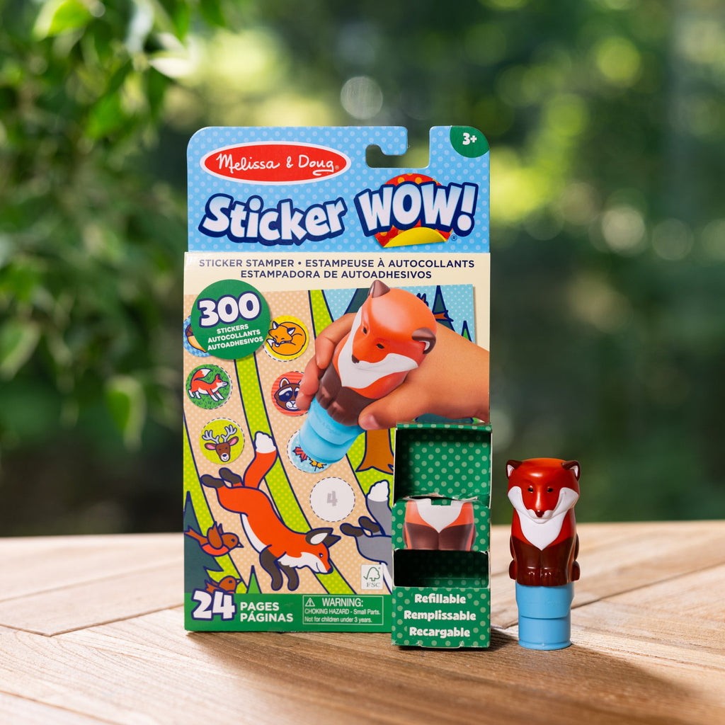 Melissa and Doug Sticker WOWTM Activity Pad Sticker Stamper - Fox