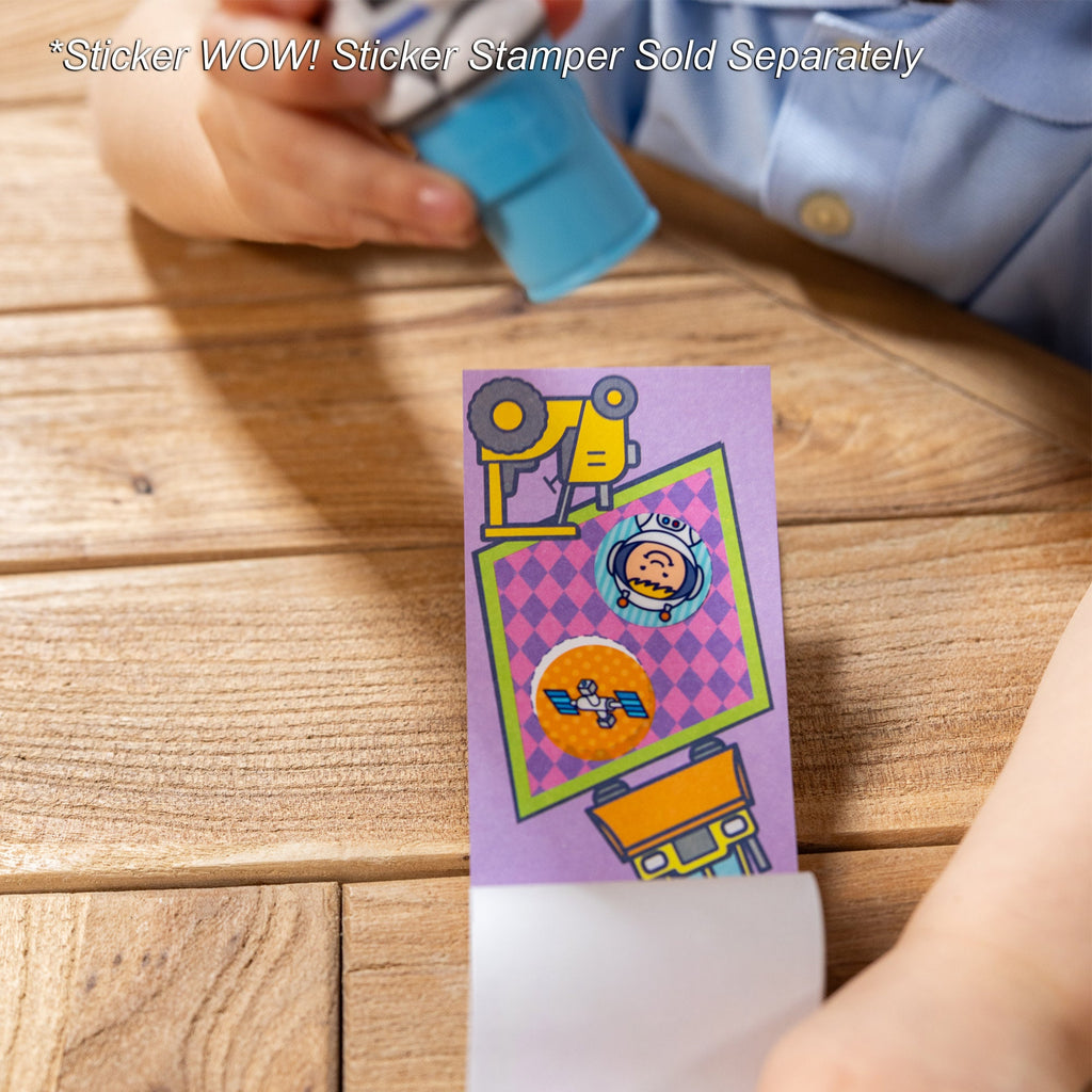 Melissa and Doug Sticker WOW Mini Activity Pad Refill Stickers - Surprise Pack 1 200 Stickers Stamper Not Included