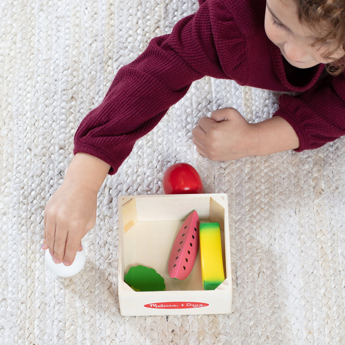 Melissa and Doug Wooden Food Groups Play Set Produce