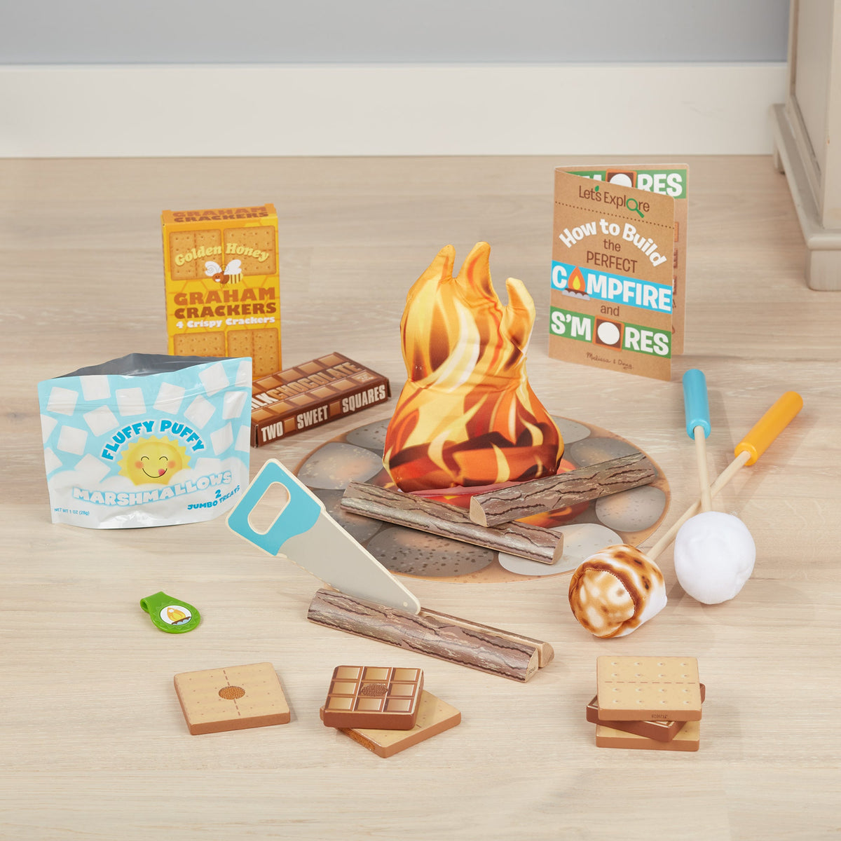 Melissa and Doug Lets Explore Campfire SMores Play Set