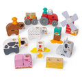 Melissa and Doug BlockablesTM Play Sets Farm and Farm Friends 2-Pack Bundle