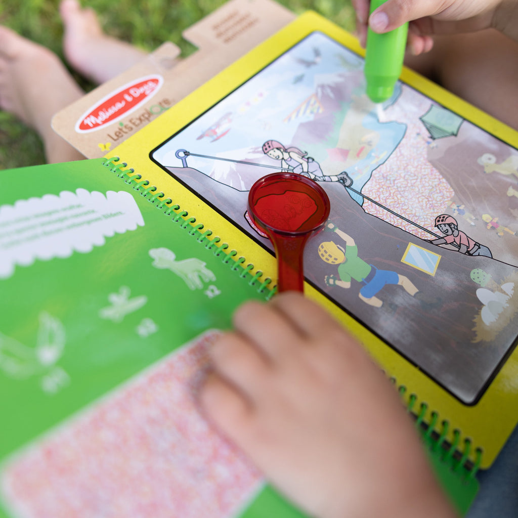 Melissa and Doug Lets Explore Water Wow Outdoor Adventure Deluxe Water-Reveal Pad