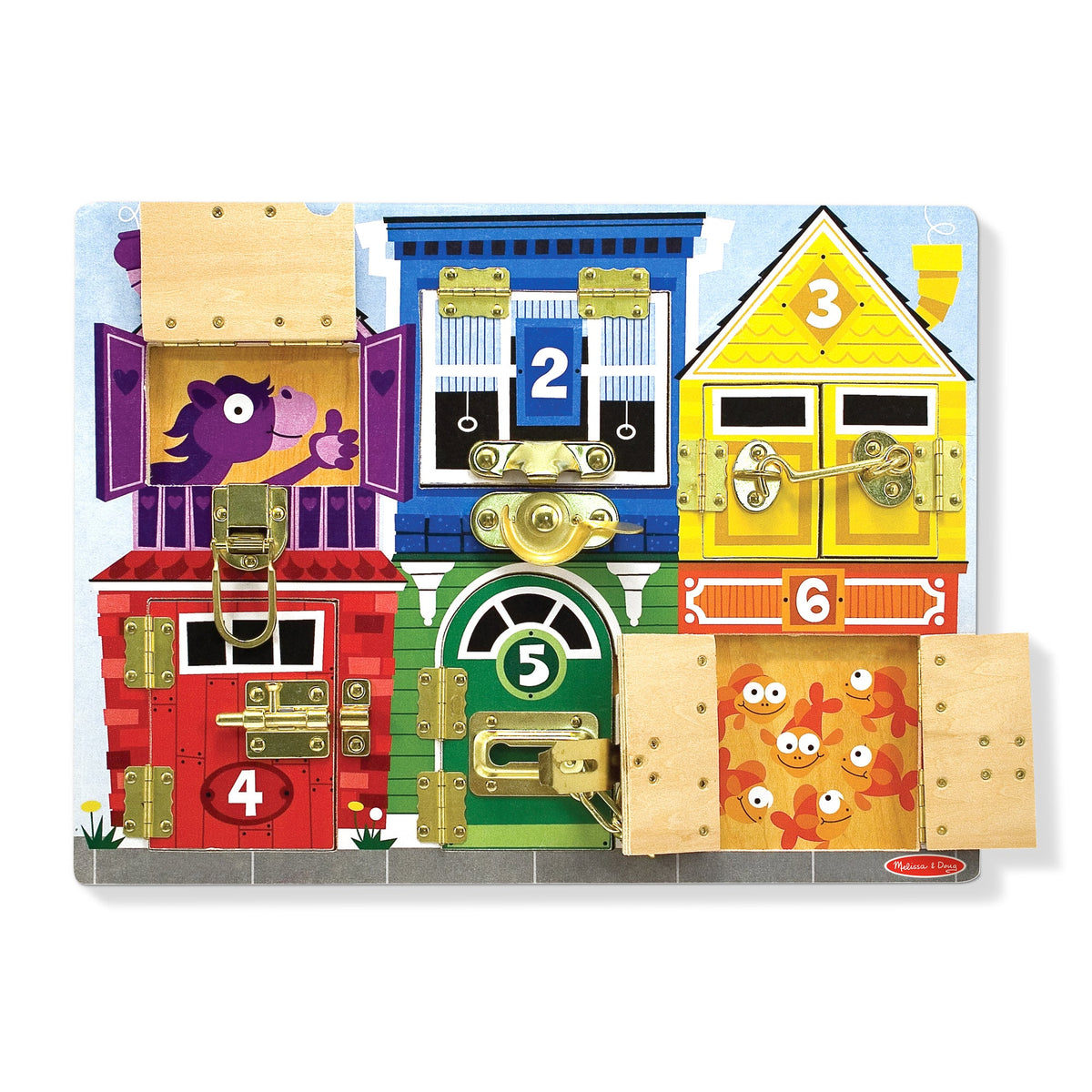 Melissa and Doug Wooden Latches Board