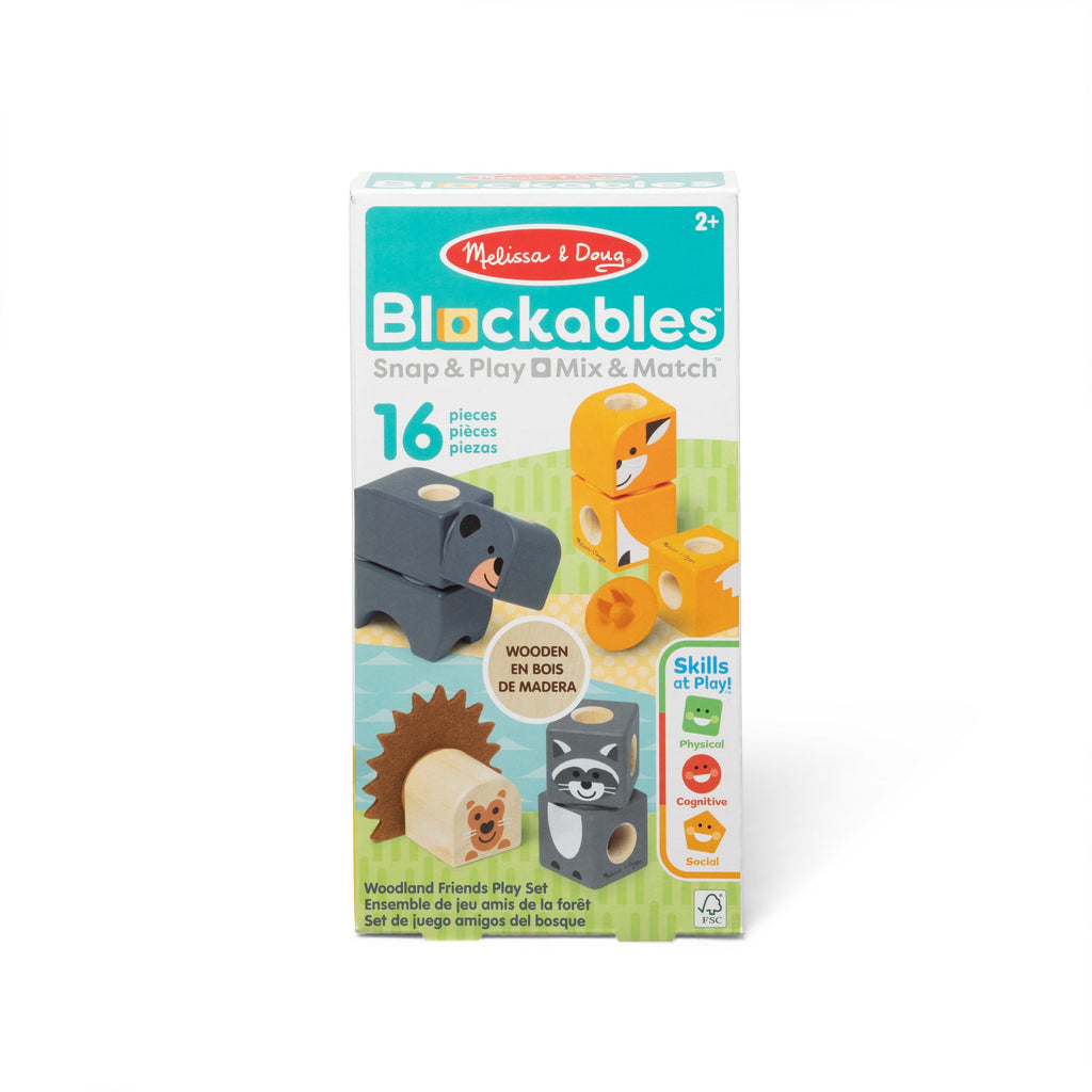 Melissa and Doug BlockablesTM Woodland Friends Play Set