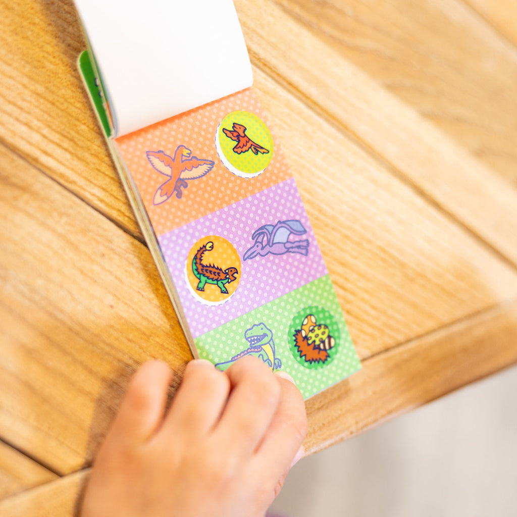 Melissa and Doug Sticker WOW Mini Activity Pad Refill Stickers - Dinosaur 200 Stickers Stamper Not Included