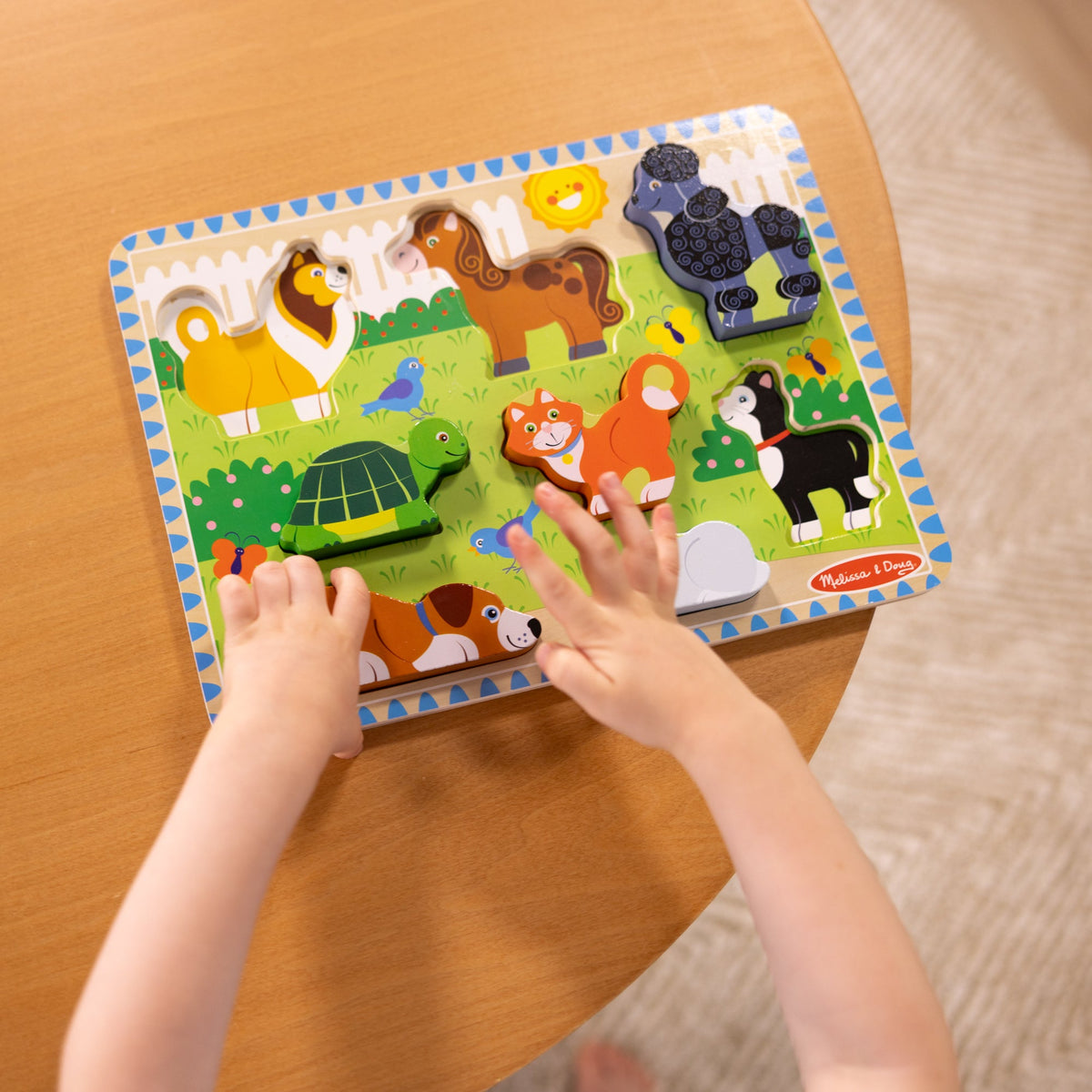 Melissa and Doug Pets Chunky Puzzle - 8 Pieces