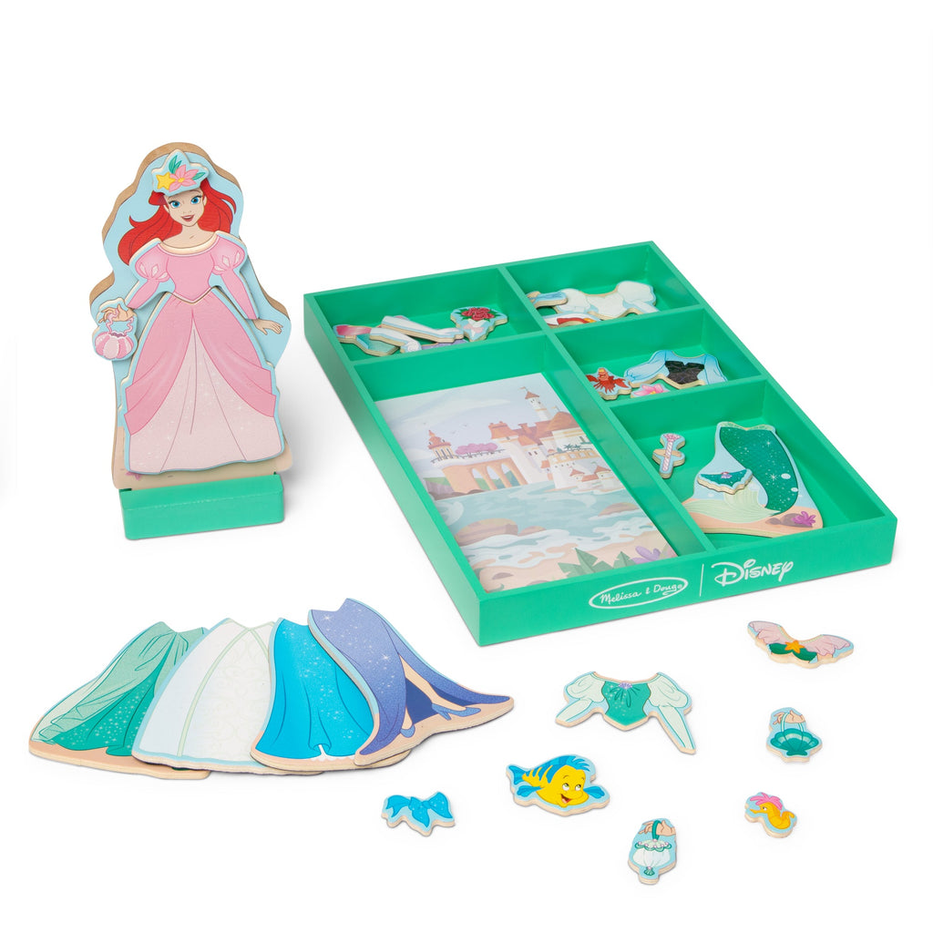 Melissa and Doug Disney Ariel Wooden Magnetic Dress-Up