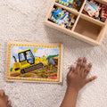 Melissa and Doug Wooden Jigsaw Puzzles in a Box - Construction