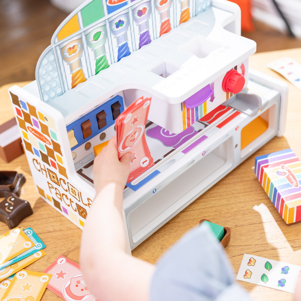 Melissa and Doug Wooden Chocolate Factory Play Set