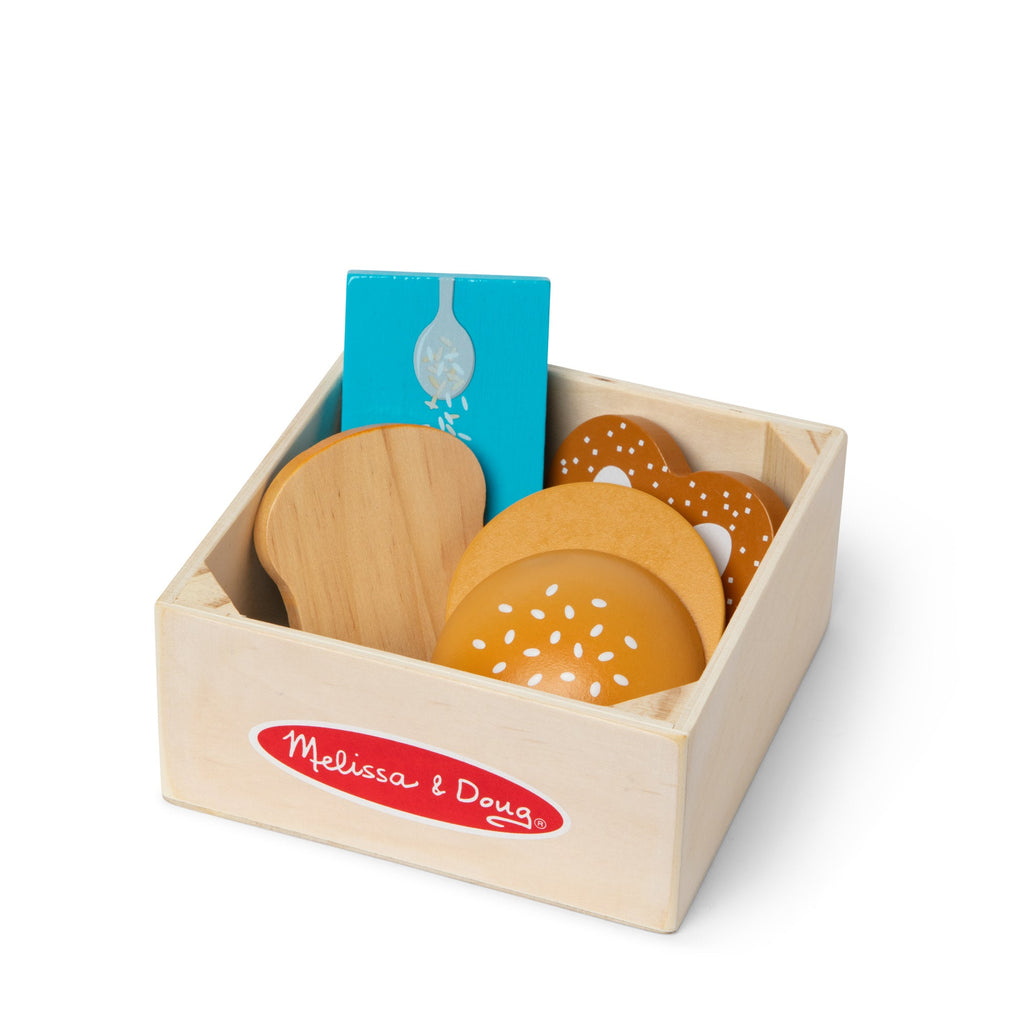 Melissa and Doug Wooden Food Groups Play Set Grains