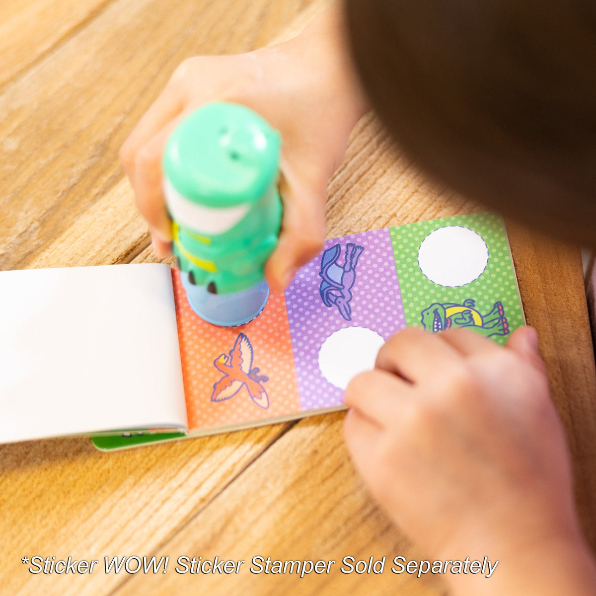 Melissa and Doug Sticker WOW Mini Activity Pad Refill Stickers - Dinosaur 200 Stickers Stamper Not Included