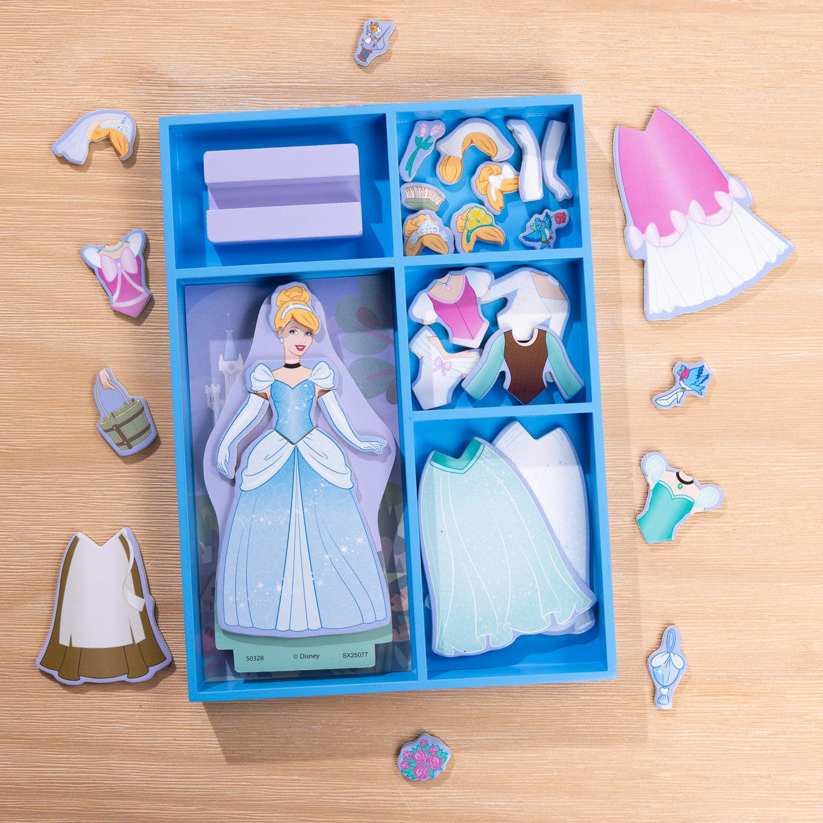 Melissa and Doug Disney Cinderella Wooden Magnetic Dress-Up