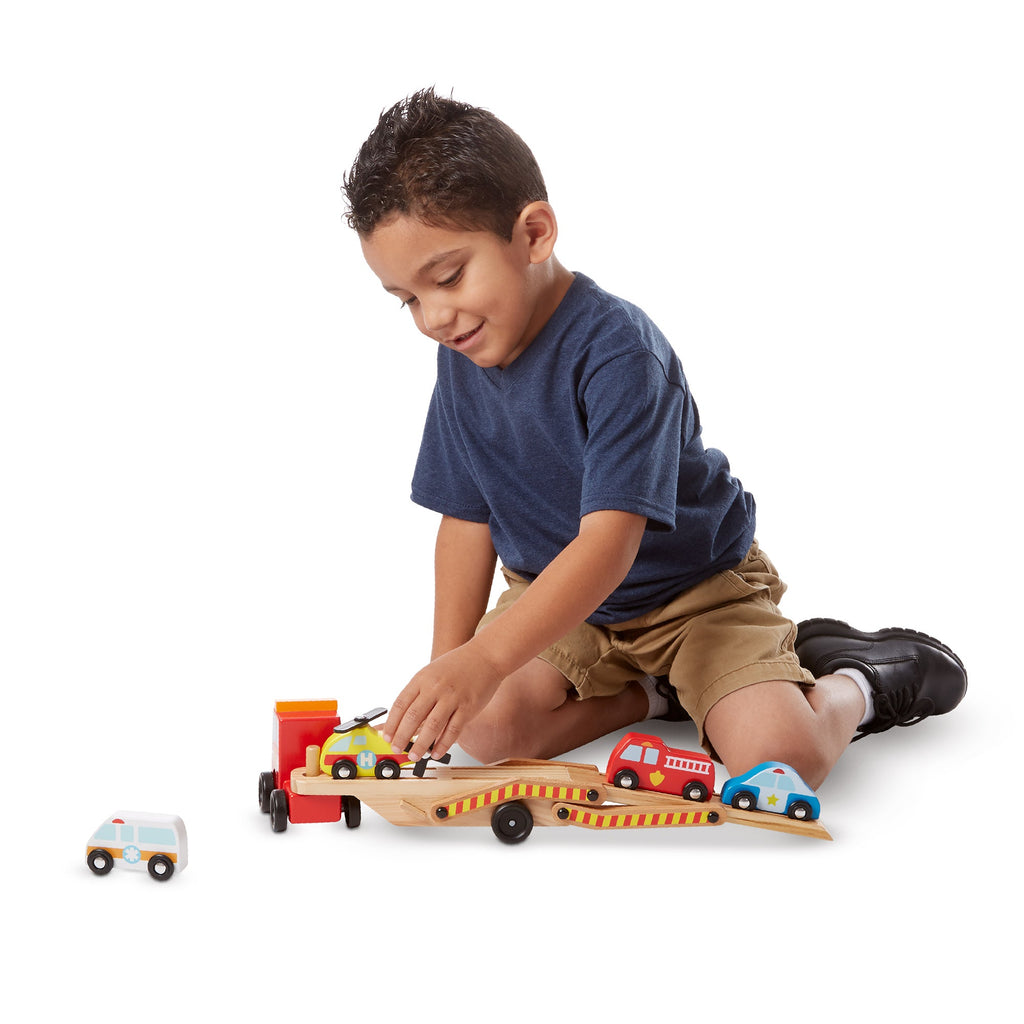 Melissa and Doug Emergency Vehicle Carrier