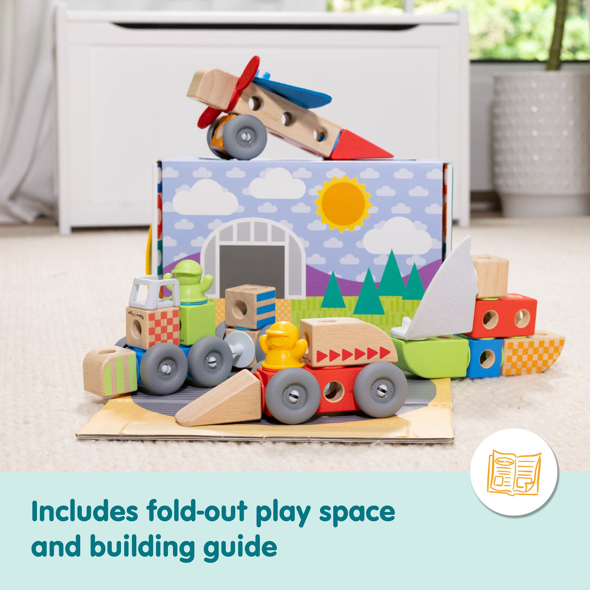 Melissa and Doug BlockablesTM Vehicles Play Set