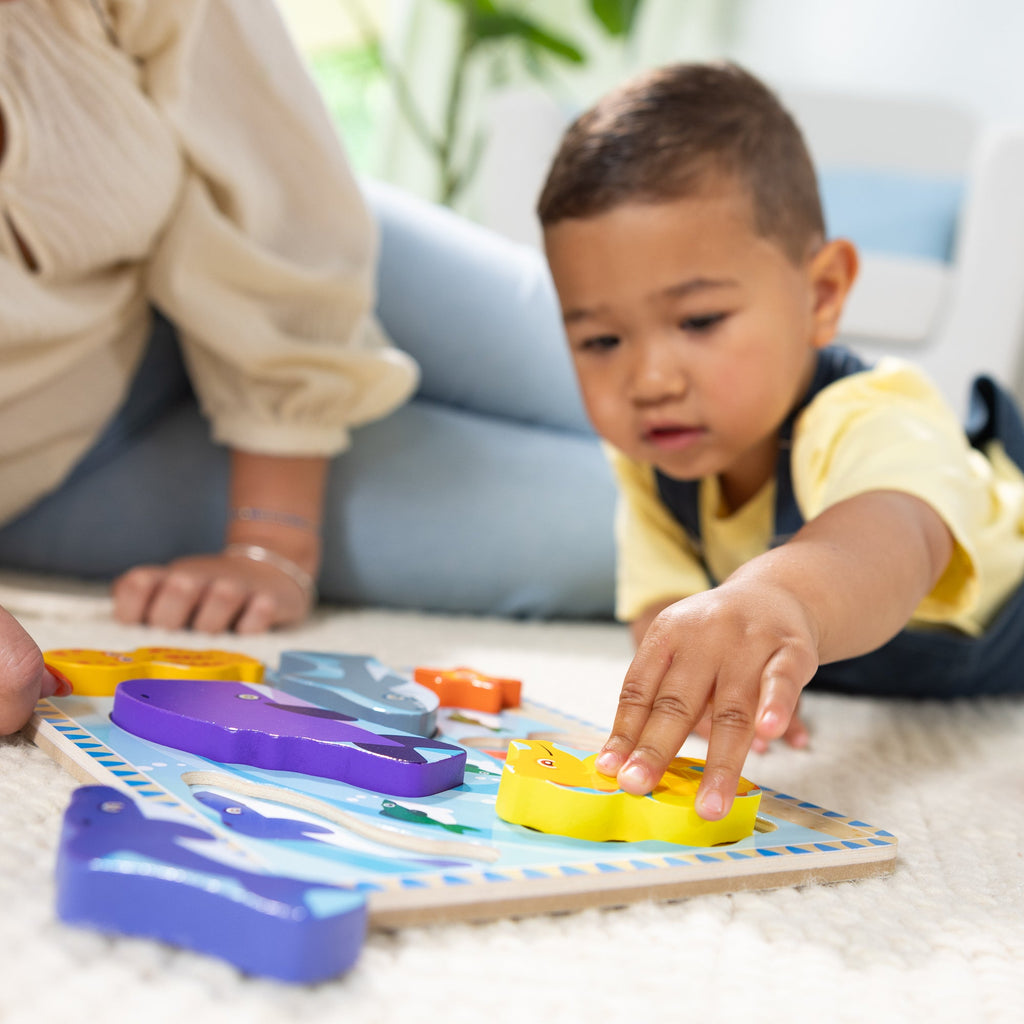 Melissa and Doug Sea Creatures Chunky Puzzle - 7 Pieces