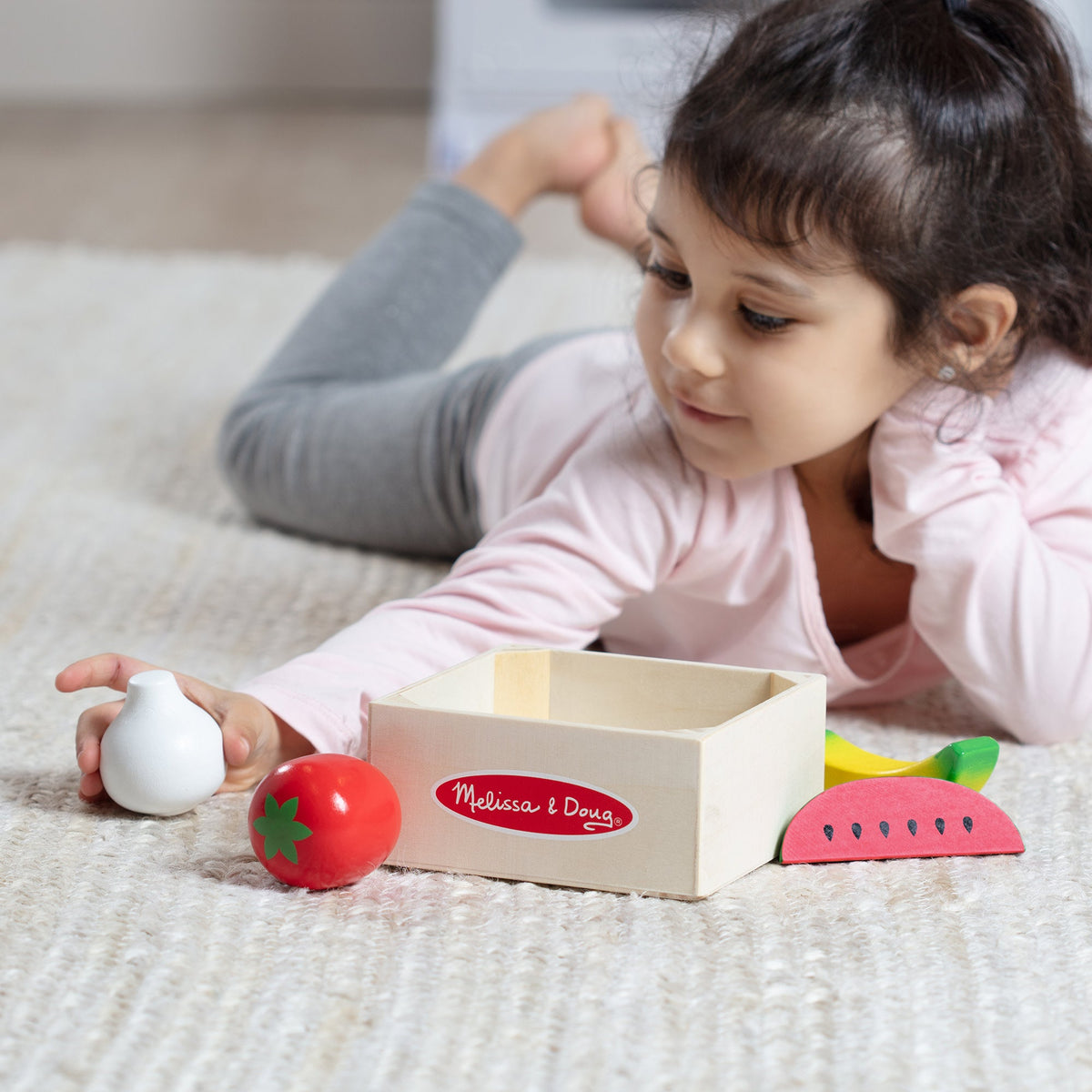 Melissa and Doug Wooden Food Groups Play Set Produce