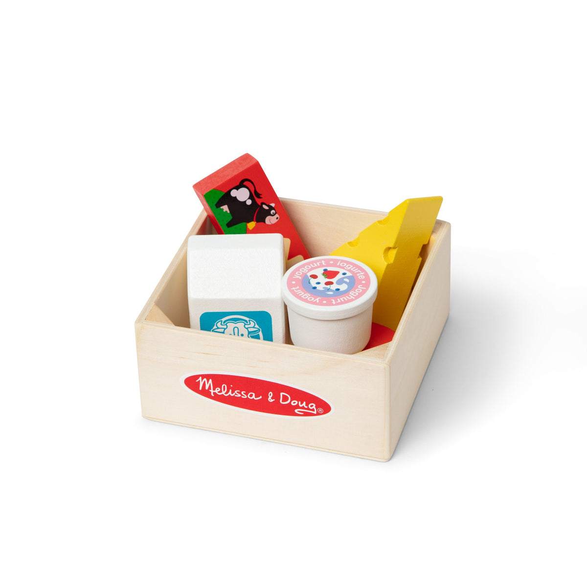 Melissa and Doug Wooden Food Groups Play Set Dairy