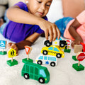 Melissa and Doug Wooden Vehicles and Traffic Signs