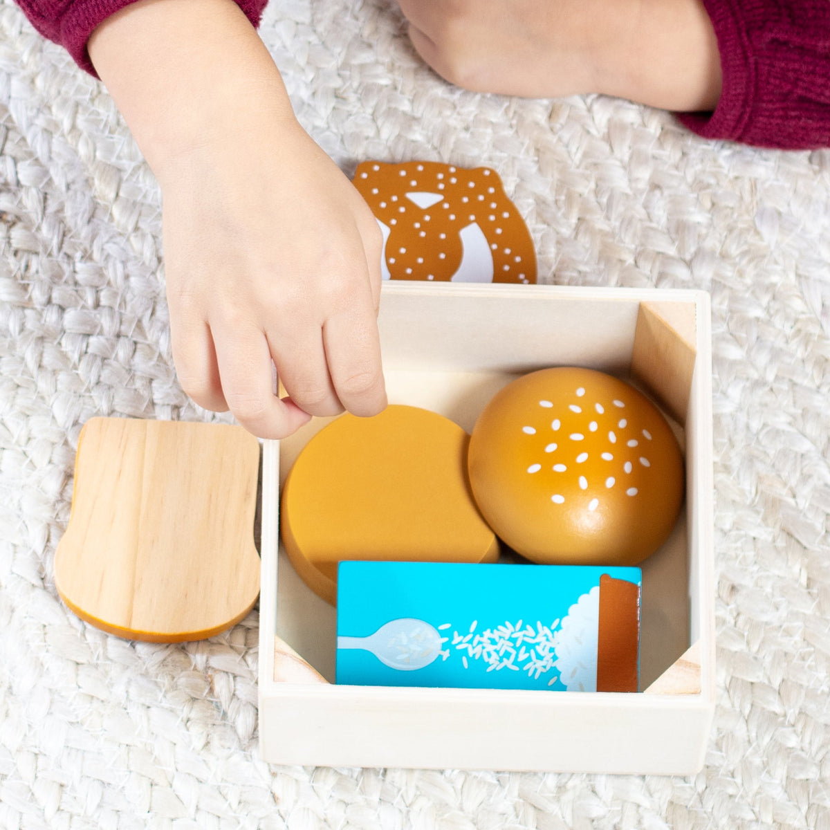 Melissa and Doug Wooden Food Groups Play Set Grains