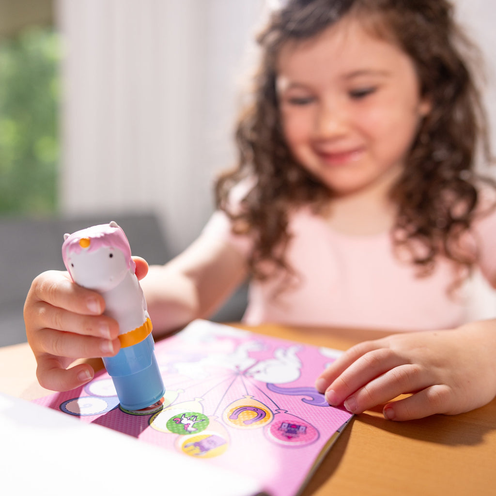 Melissa and Doug Sticker WOW Activity Pad Sticker Stamper 12-PACK - Unicorn