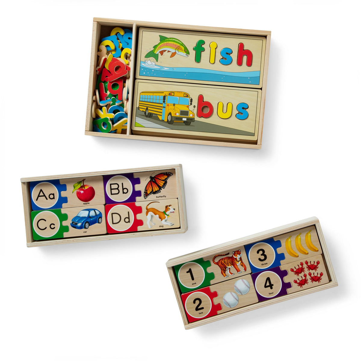Melissa and Doug Early Learning Puzzle Bundle