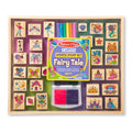 Melissa and Doug Deluxe Wooden Stamp Set - Fairy Tale