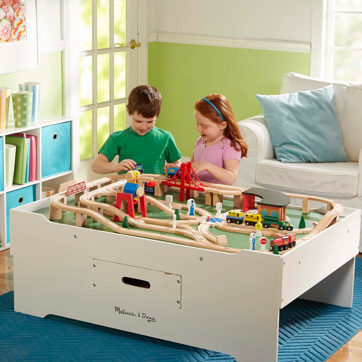 Melissa and Doug Multi-Activity Train Table