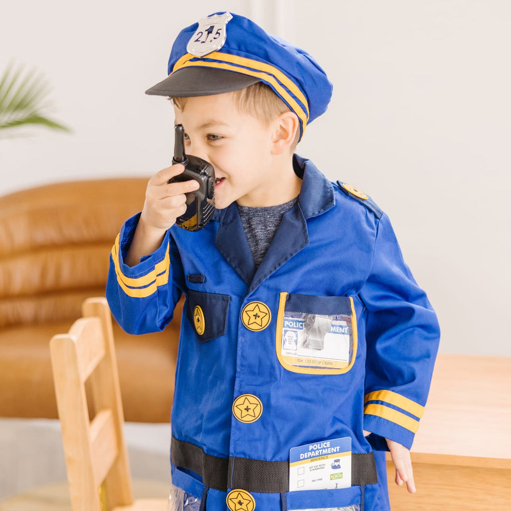 Melissa and Doug Police Officer Role Play Costume Set