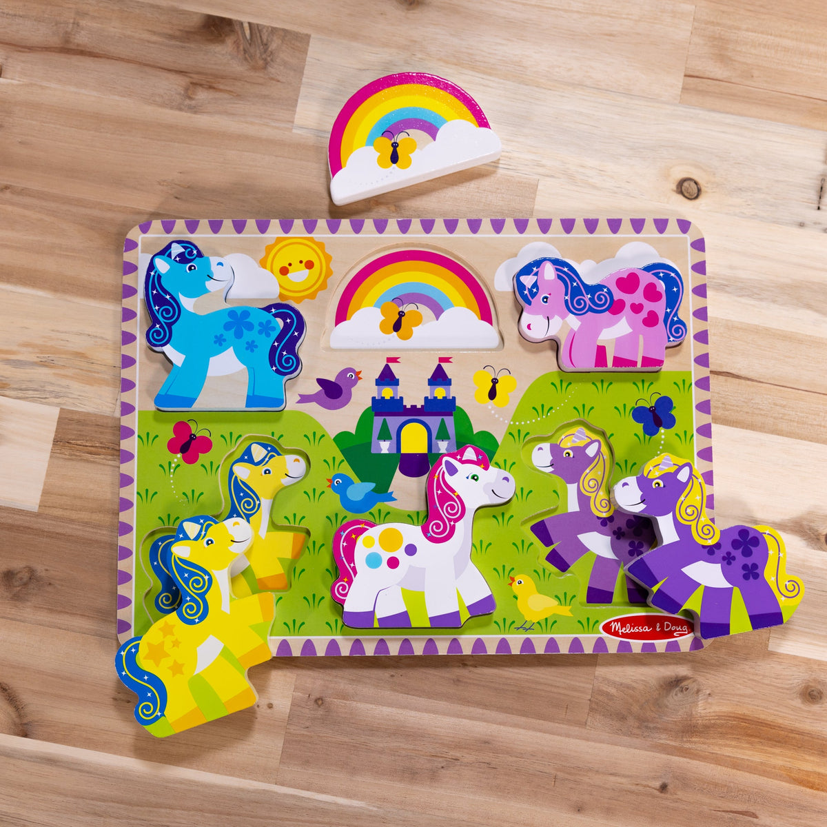 Melissa and Doug Unicorn Chunky Puzzle 6 Pieces