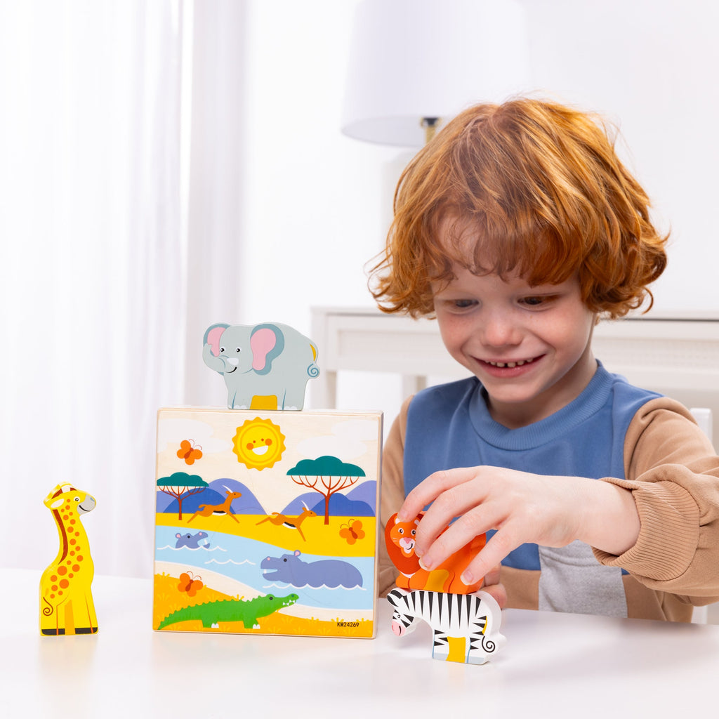 Melissa and Doug Wooden Animal Matching - Safari