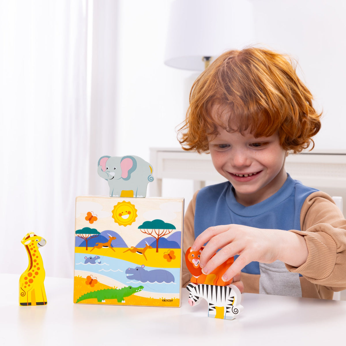 Melissa and Doug Wooden Animal Matching - Safari