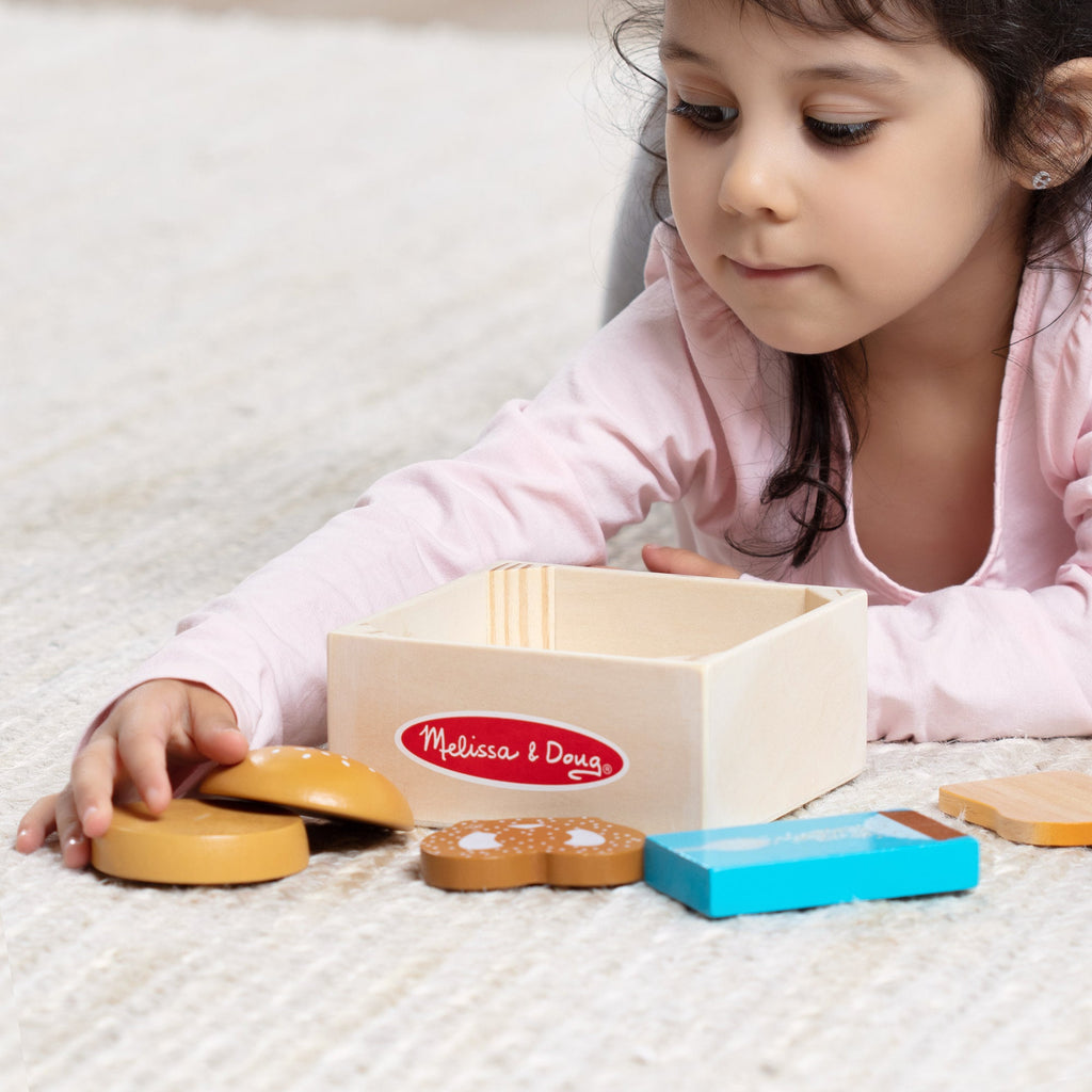 Melissa and Doug Wooden Food Groups Play Set Grains