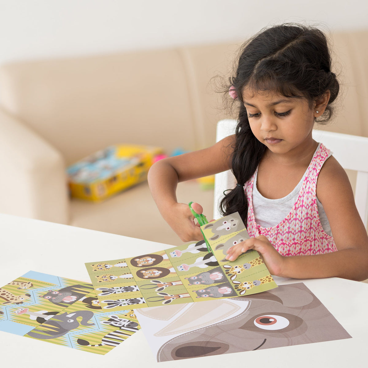 Melissa and Doug Safari Scissor Skills Activity Pad