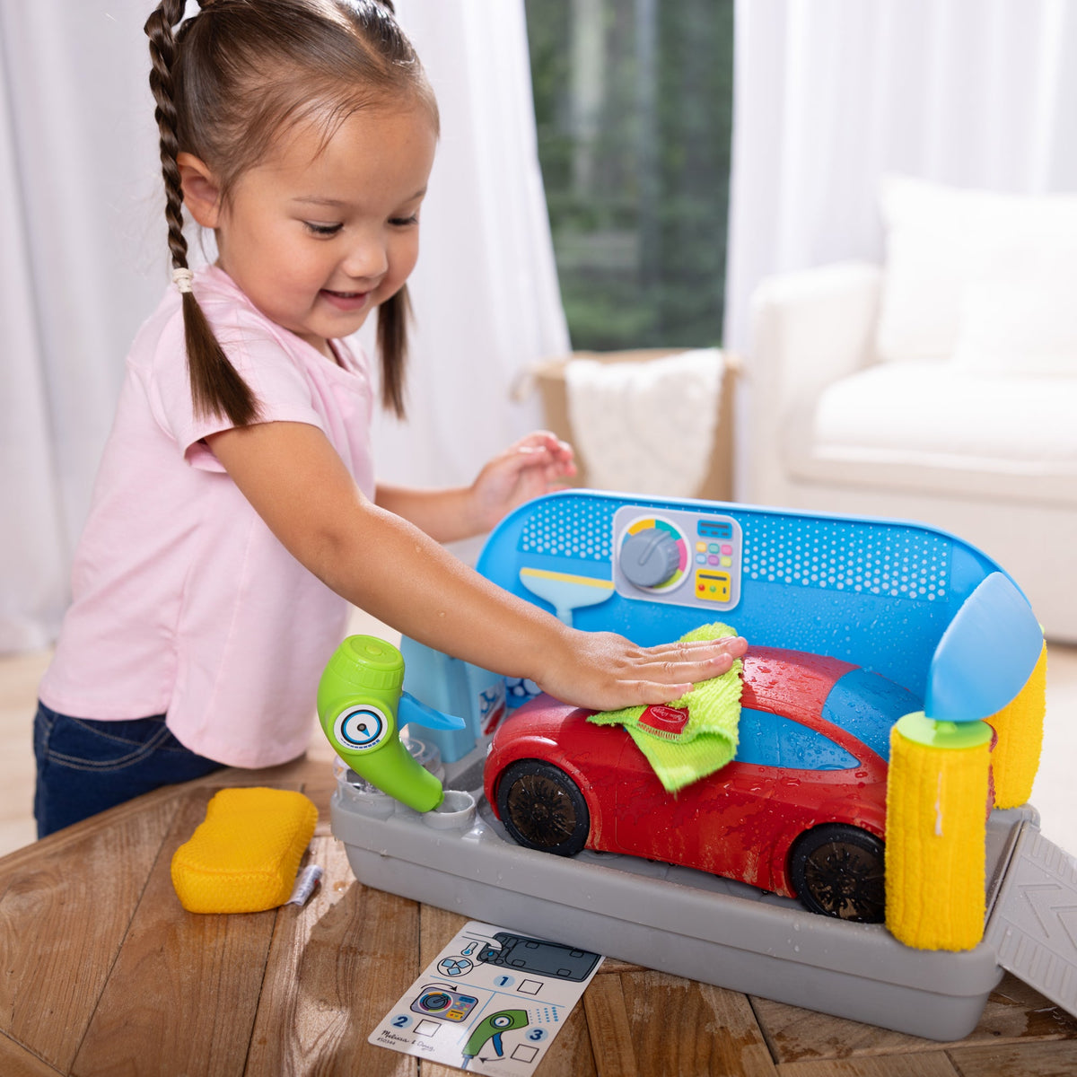 Melissa and Doug Spray Shine Car Wash Play Set