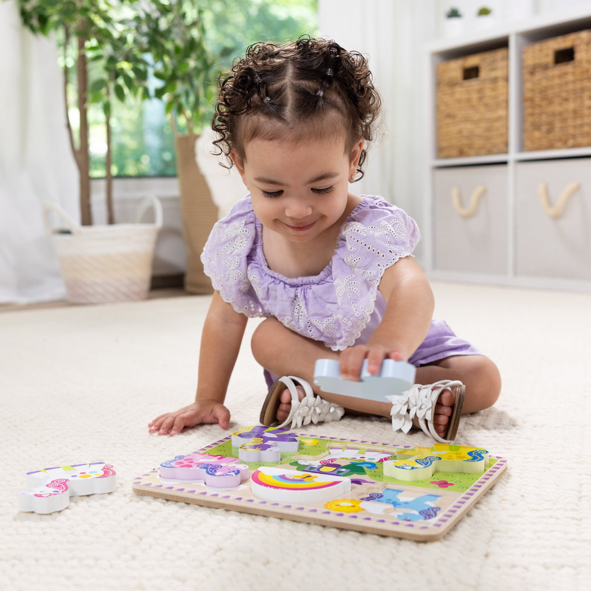 Melissa and Doug Unicorn Chunky Puzzle 6 Pieces