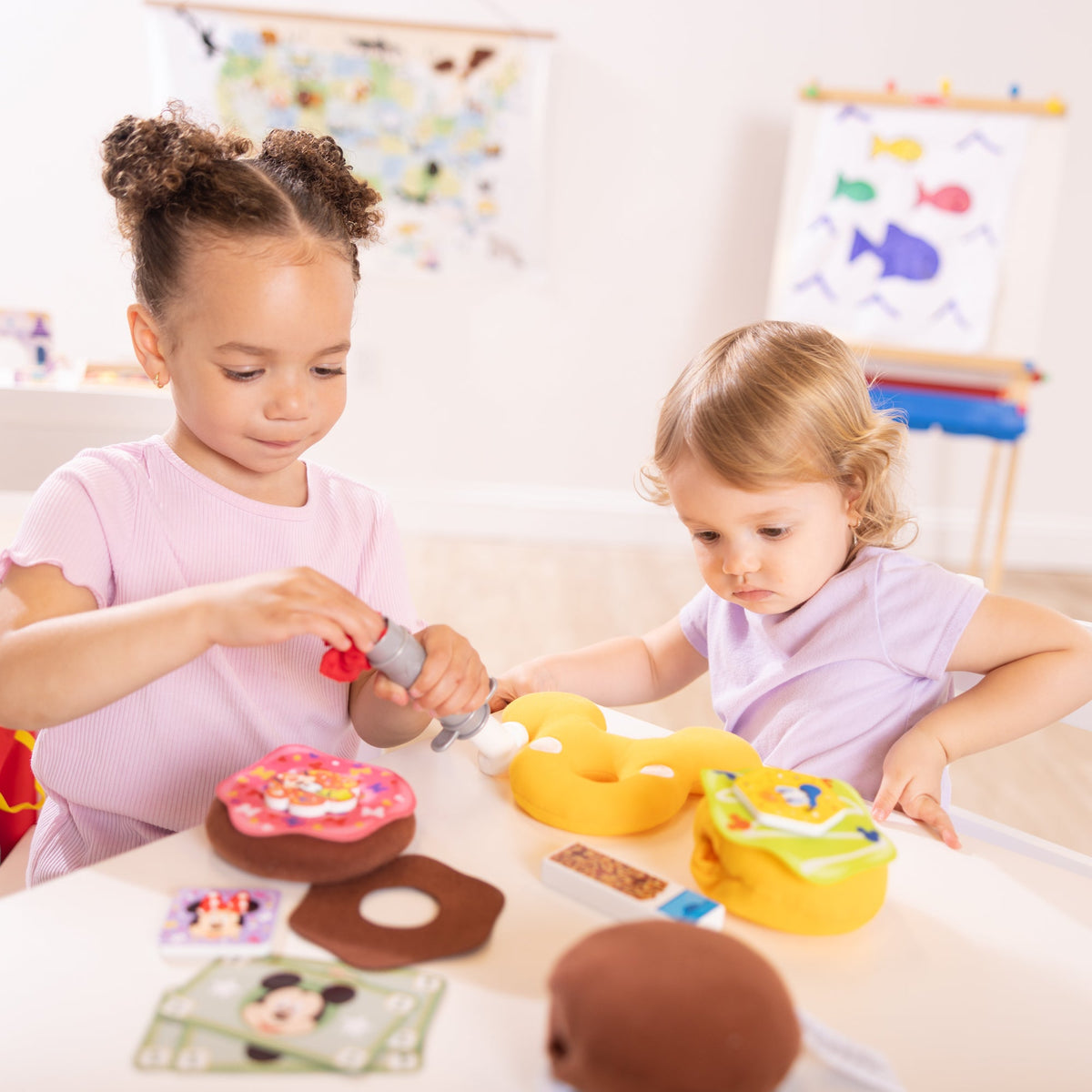 Melissa and Doug Disney Fill and Top Character Donuts Play Set