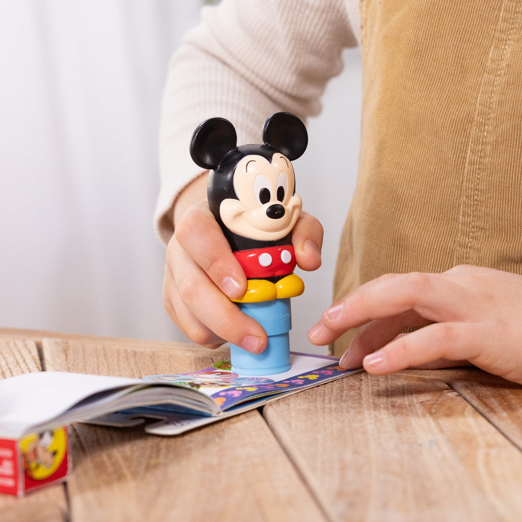Melissa and Doug Sticker WOWTM Disney Mickey Mouse Bundle Activity Pad Sticker Stamper Mini Activity Pad and 200 Refill Stickers