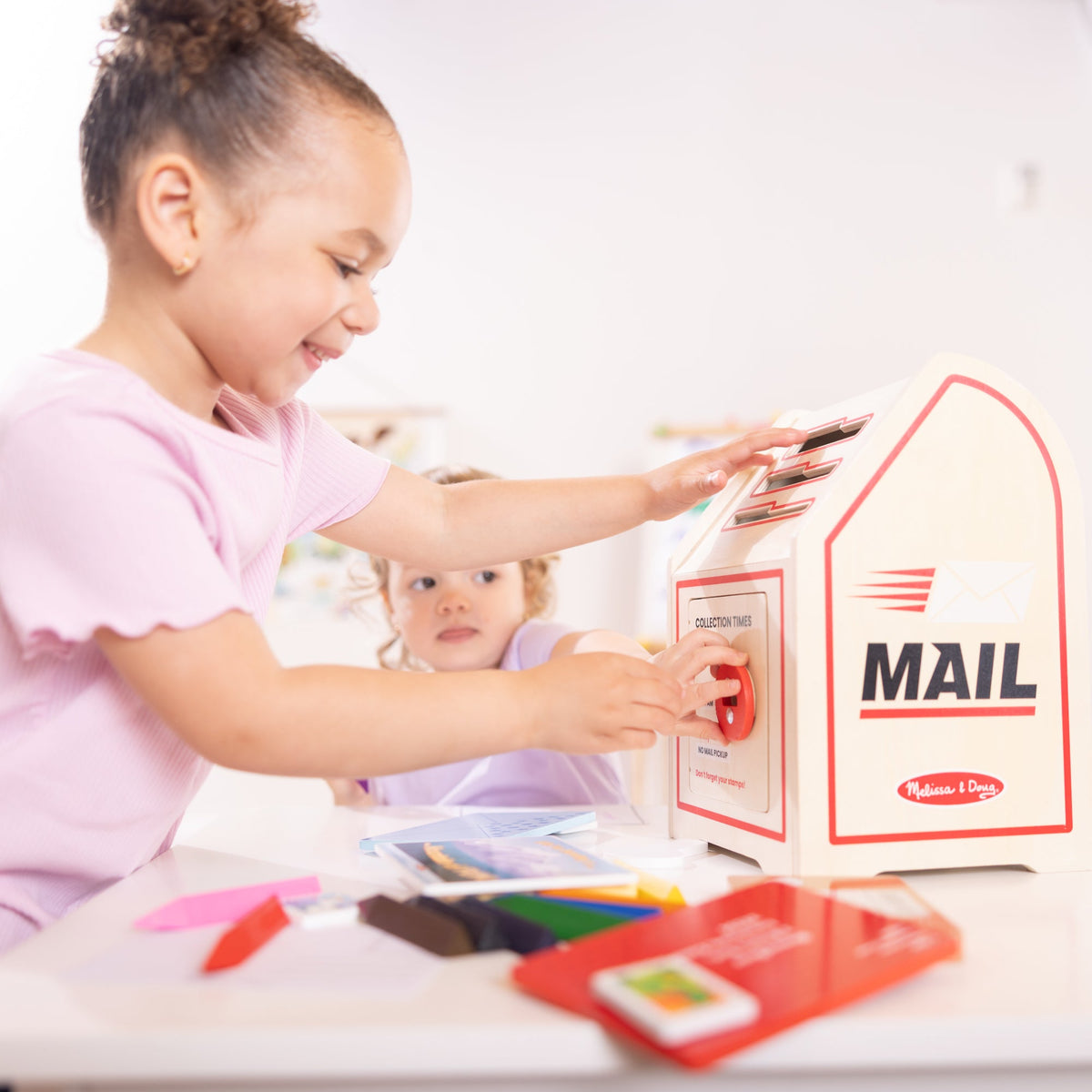 Melissa and Doug Stamp and Sort Mailbox Play Set