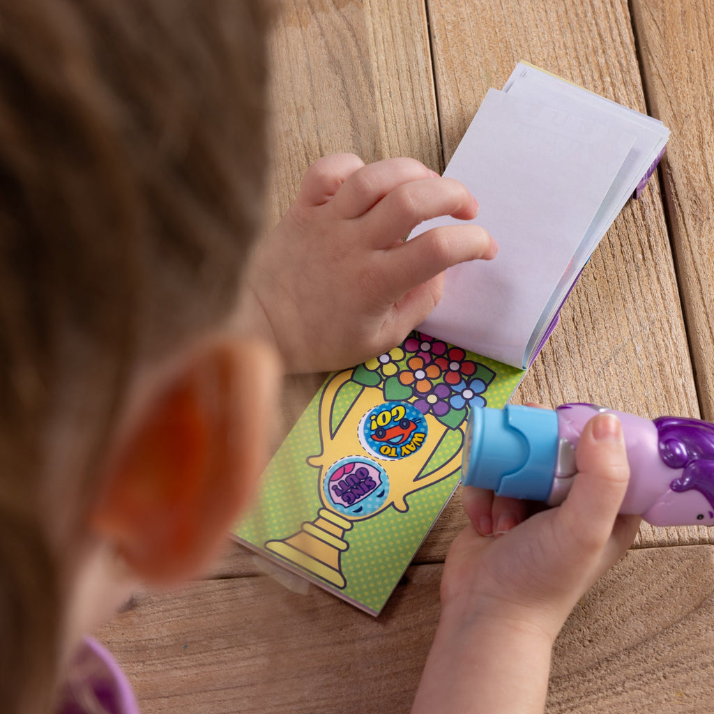 Melissa and Doug Sticker WOW Mini Activity Pad Refill Stickers - Way to Go 200 Stickers Stamper Not Included