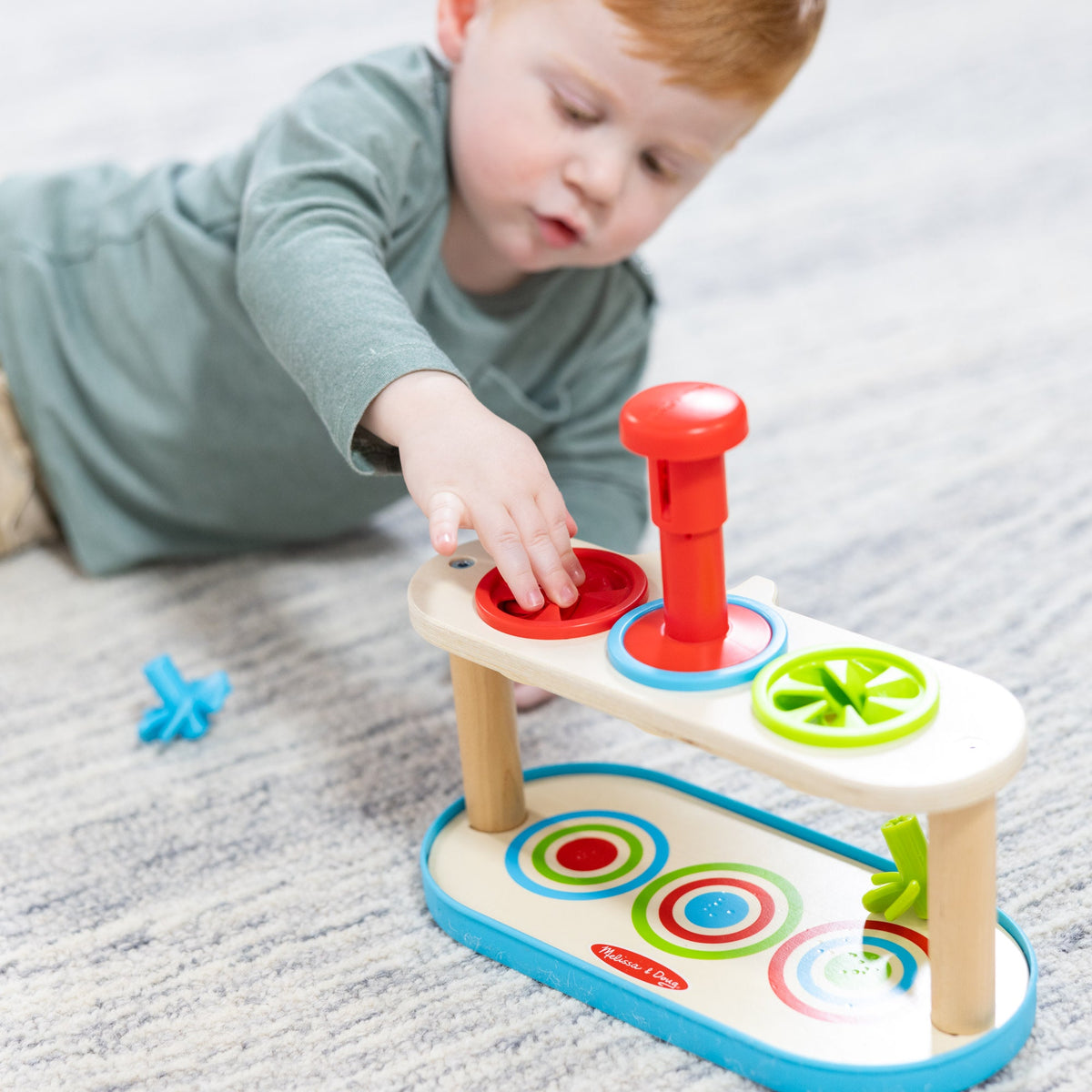 Melissa and Doug Match Push Spinning Tops