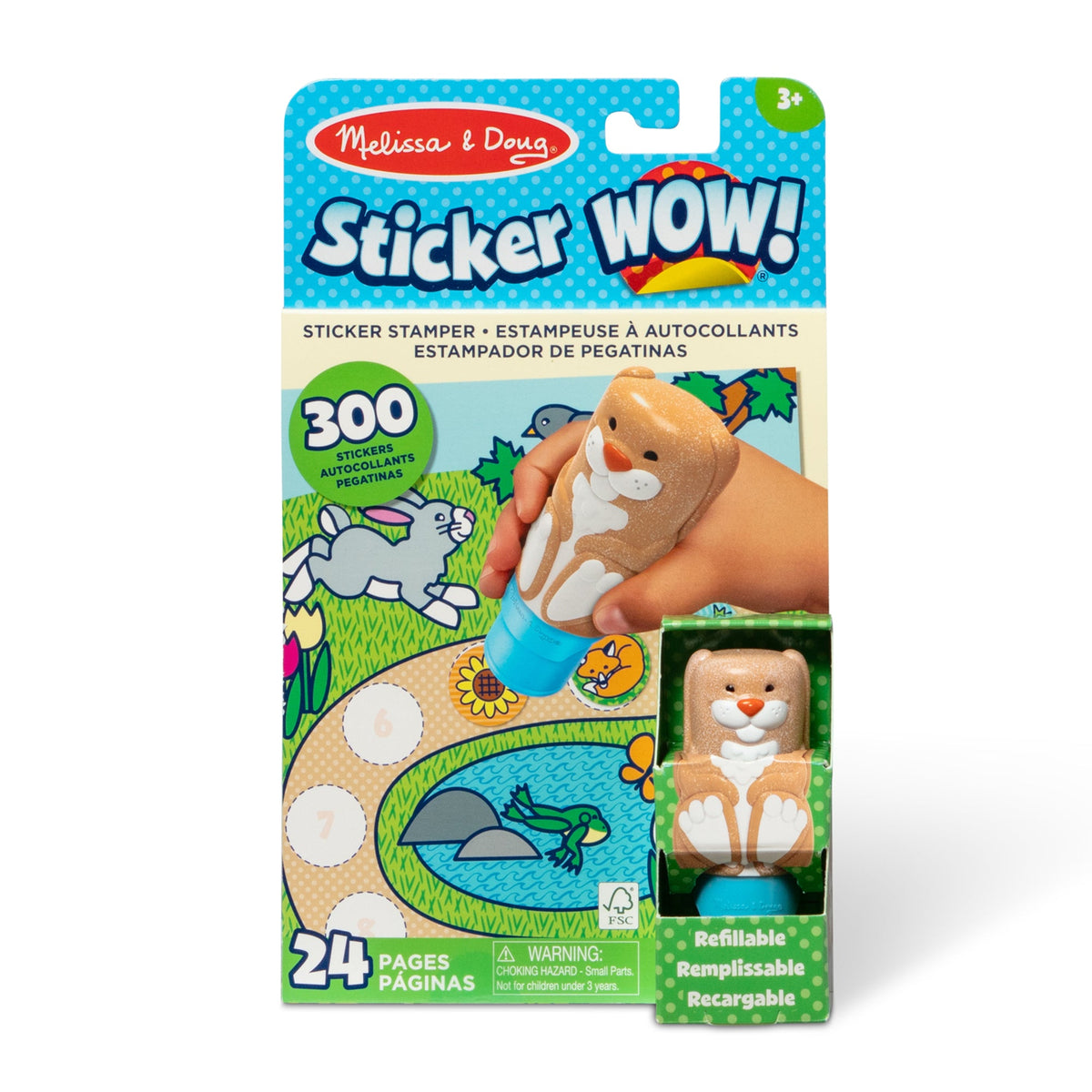 Melissa and Doug Sticker WOWTM Activity Pad Sticker Stamper - Bunny