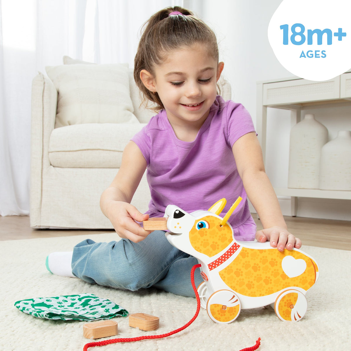 Melissa and Doug Feed Walk Poo Pup Play Set