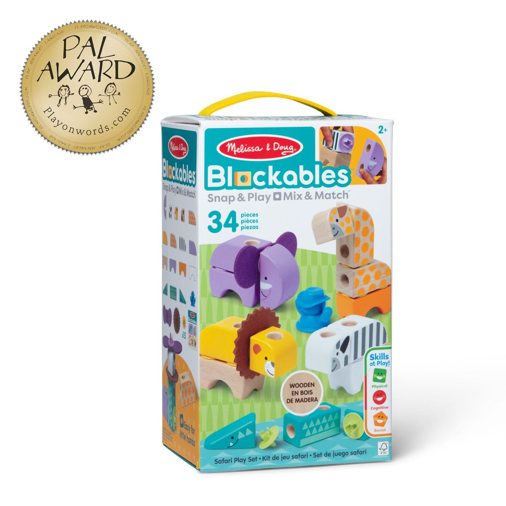 Melissa and Doug BlockablesTM Safari Play Set