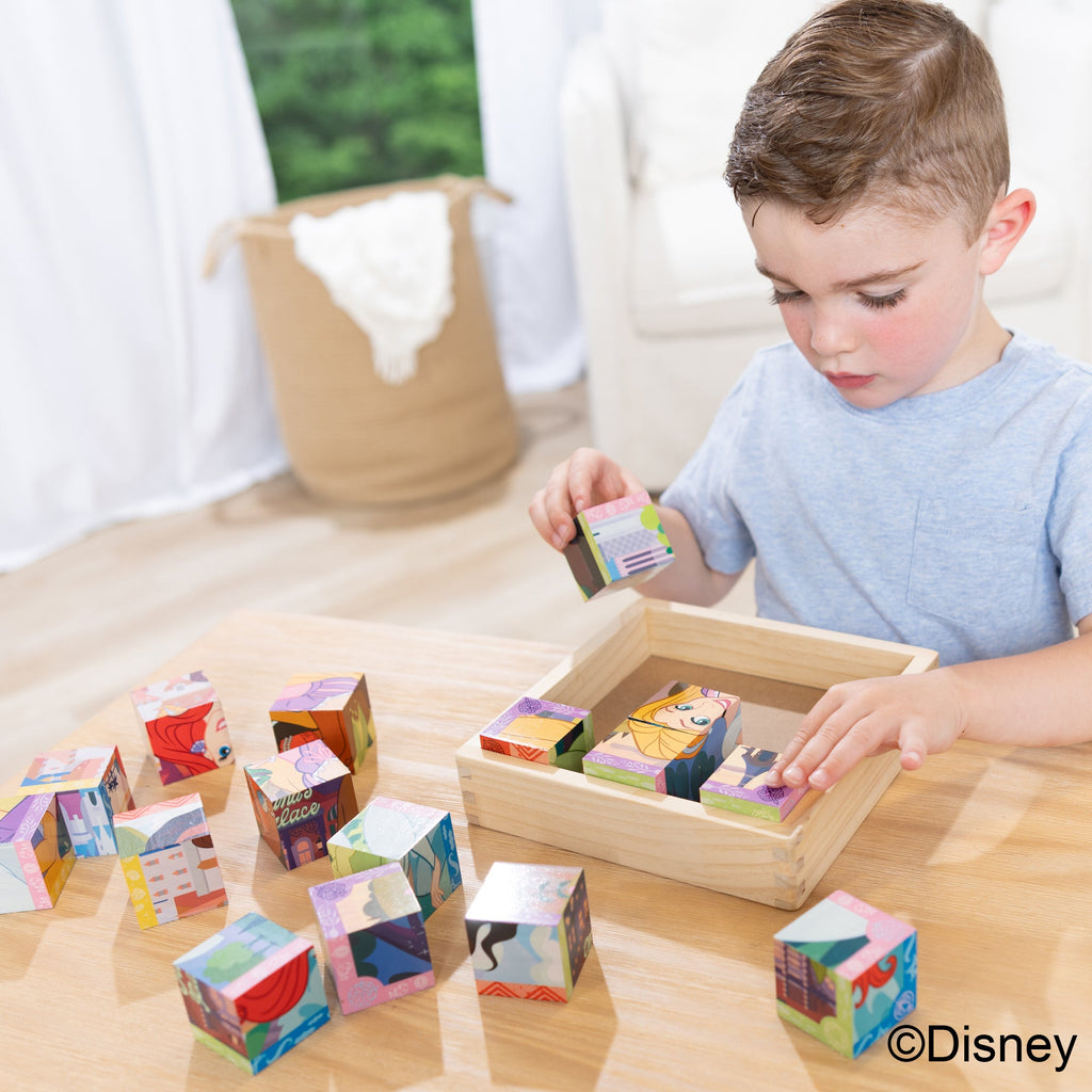 Melissa and Doug Disney Princess Wooden Cube Puzzle