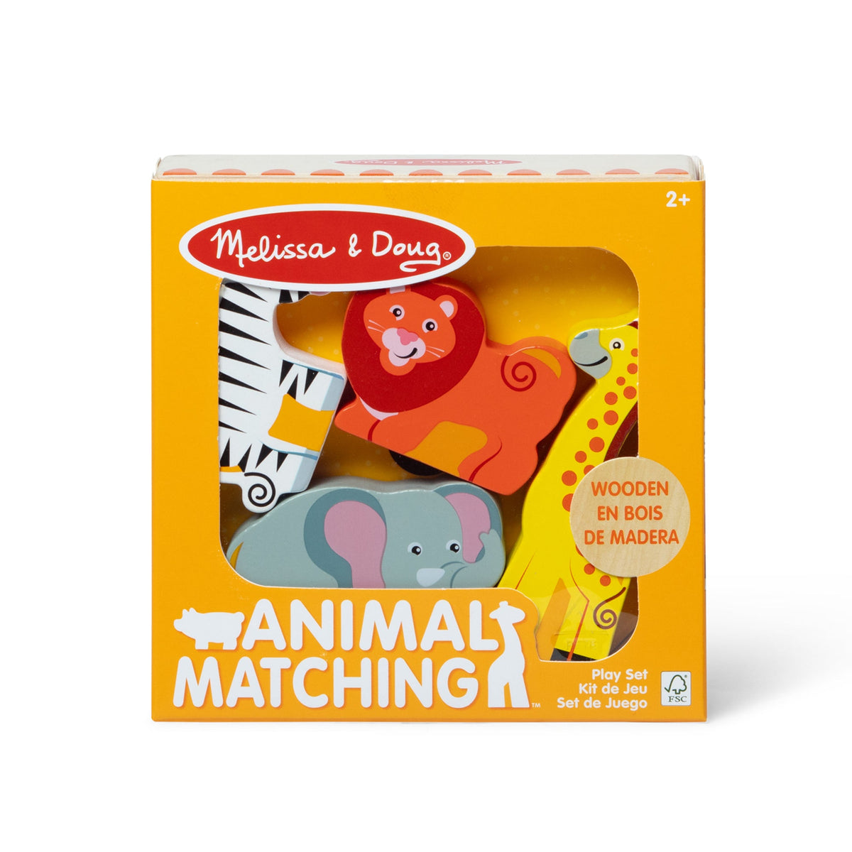 Melissa and Doug Wooden Animal Matching - Safari